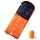 3-4 Jahreszeiten Schlafsack 220 x 83 cm, Orange-Schwarz - 31% Rabatt