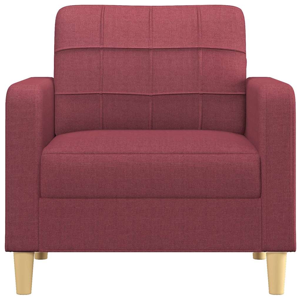 Vidaxl Eleganter Sessel 60 cm in Weinrot - 34% Rabatt auf Retourenware