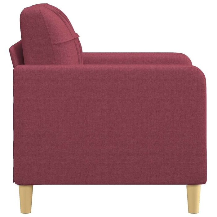 Vidaxl Eleganter Sessel 60 cm in Weinrot - 34% Rabatt auf Retourenware