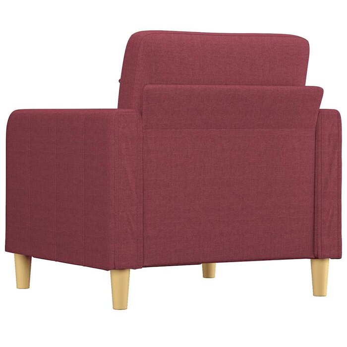Vidaxl Eleganter Sessel 60 cm in Weinrot - 34% Rabatt auf Retourenware