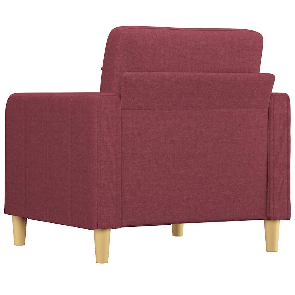 Vidaxl Eleganter Sessel 60 cm in Weinrot - 34% Rabatt auf Retourenware