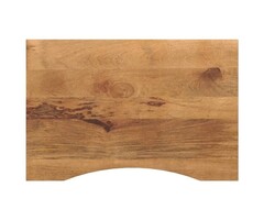 Vidaxl Massive Mangoholz Schreibtischplatte 80x50x2,5 cm - 45% Rabatt