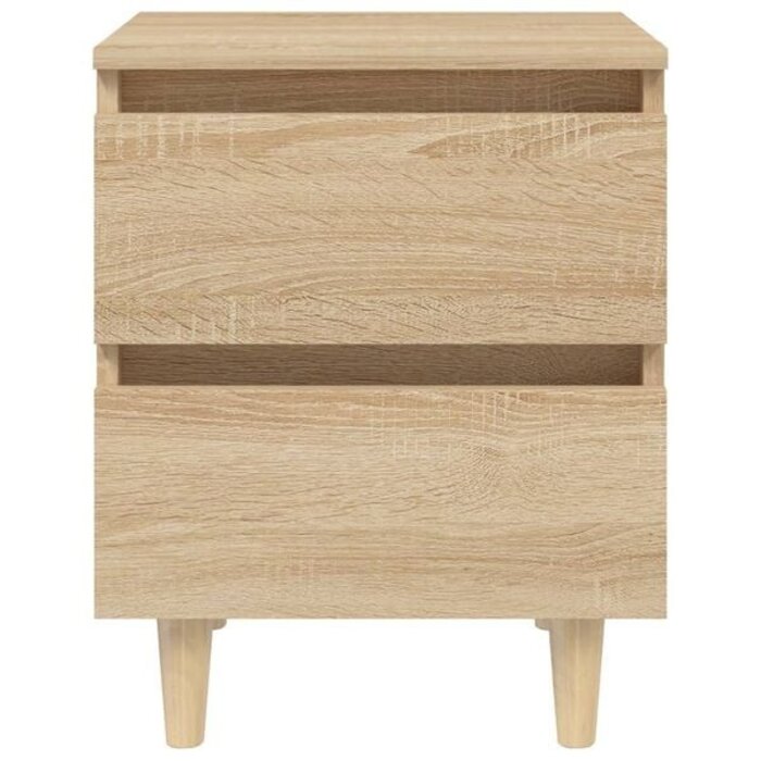 Vidaxl 2er Set Nachttische Sonoma Eiche, 40x35x50 cm - 34% Rabatt