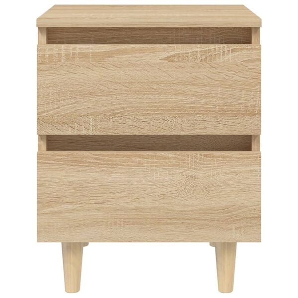 Vidaxl 2er Set Nachttische Sonoma Eiche, 40x35x50 cm - 34% Rabatt