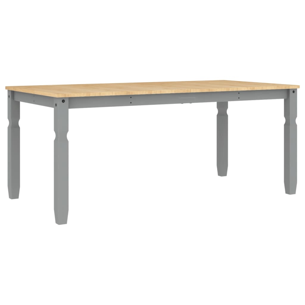 Vidaxl Esstisch im Corona-Stil 180x90cm Kiefer Grau - 35% Rabatt