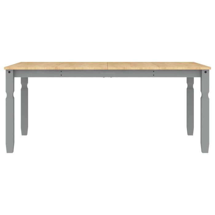 Vidaxl Esstisch im Corona-Stil 180x90cm Kiefer Grau - 35% Rabatt