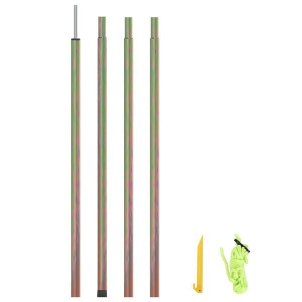 Vidaxl Sonnensegelstange 250 cm verzinkter Stahl - 31% Rabatt