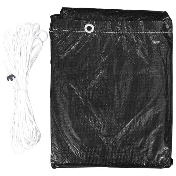 Vidaxl Schaukelbank-Schutzhülle 185x117x170 cm Schwarz - 31% Rabatt