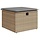 Gartenhocker mit Kissen, Beige - 34% Rabatt