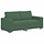 Loveseat Sofa in Dunkelgrün, 180x77x82 cm, Cord-Stoff - 35% Rabatt