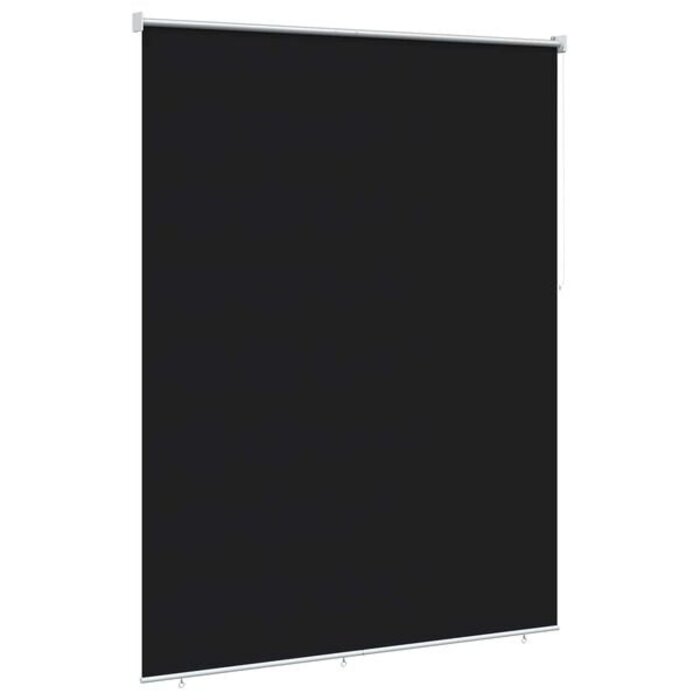 Vidaxl Außenrollo UV-beständig Schwarz 185 x 230 cm - 32% Rabatt