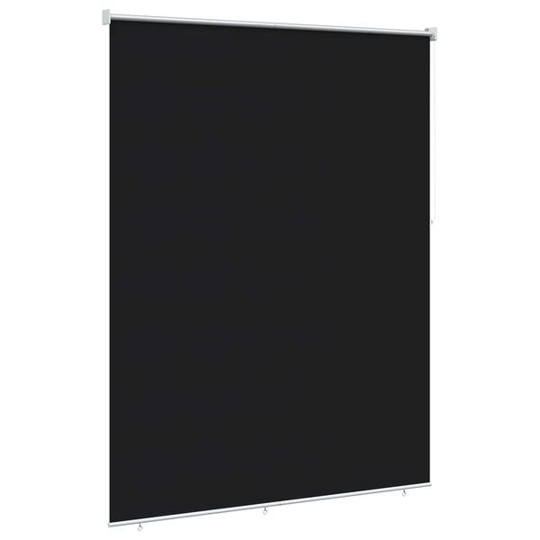 Vidaxl Außenrollo UV-beständig Schwarz 185 x 230 cm - 32% Rabatt