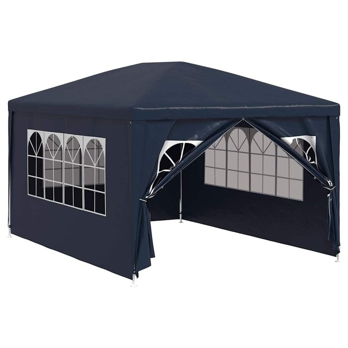 Vidaxl Partyzelt 3x4 m Gartenpavillon Blau - 34% Rabatt
