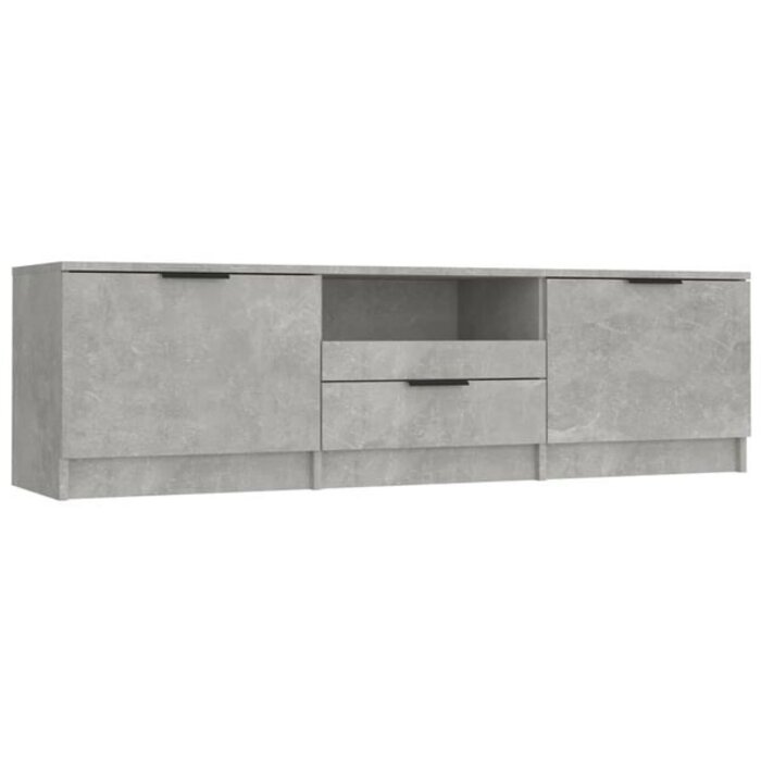 Vidaxl Moderner TV-Schrank 140cm in Betongrau - 34% Rabatt