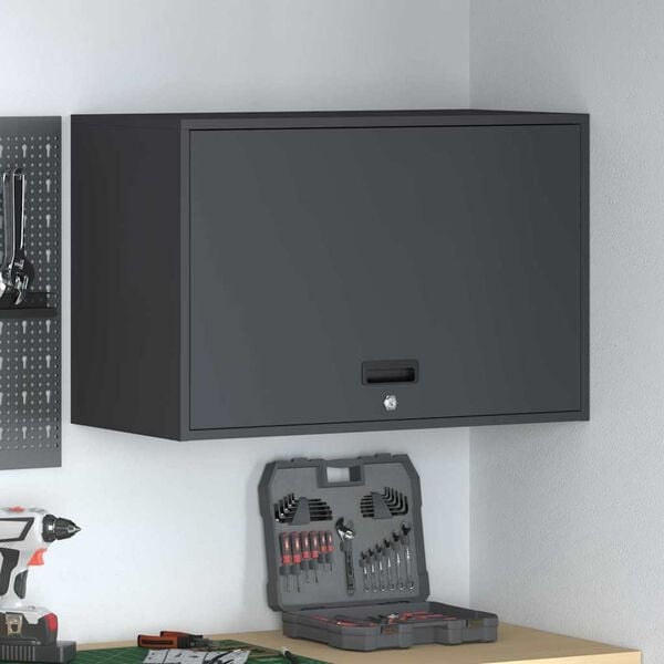 Vidaxl Wandschrank Garage Anthrazit 80x40x53cm - 34% Rabatt auf Retourenware