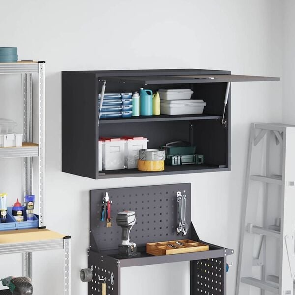 Vidaxl Wandschrank Garage Anthrazit 80x40x53cm - 34% Rabatt auf Retourenware