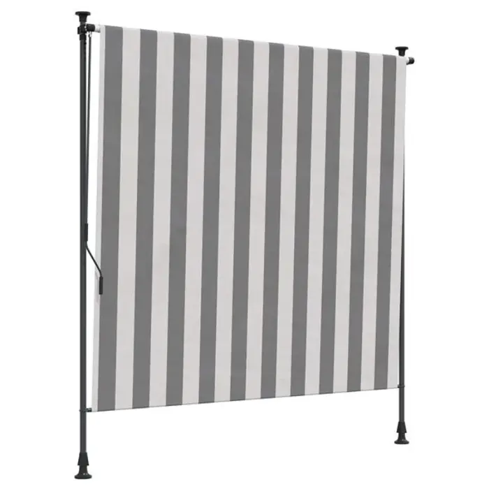 Vidaxl Außenrollo 200 x 270 cm Anthrazit/Weiß - 34% Rabatt auf Retourenware