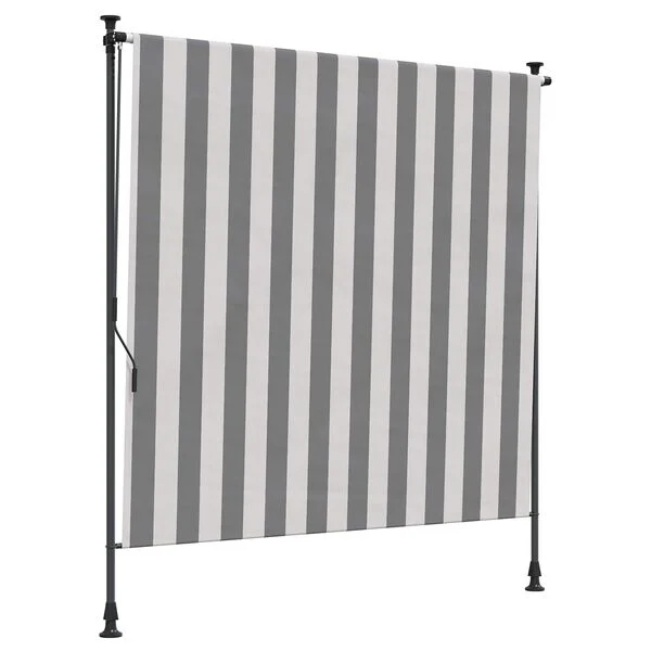 Vidaxl Außenrollo 200 x 270 cm Anthrazit/Weiß - 34% Rabatt auf Retourenware
