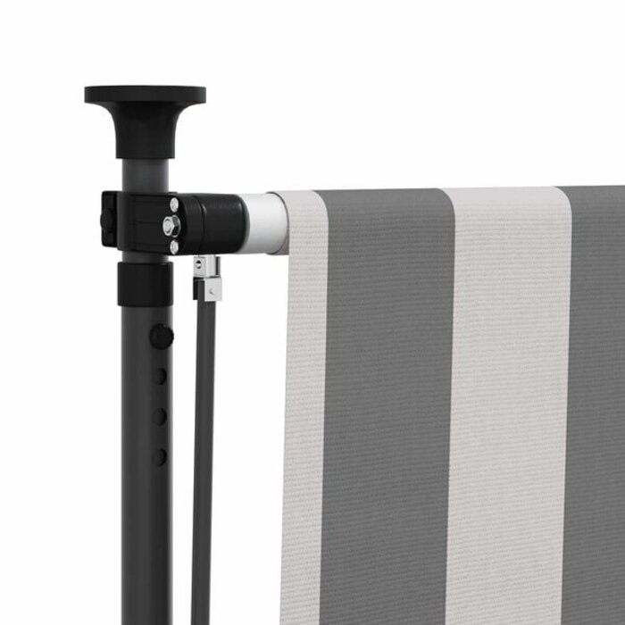 Vidaxl Außenrollo 200 x 270 cm Anthrazit/Weiß - 34% Rabatt auf Retourenware