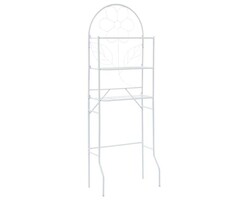 Vidaxl Stahl-Badezimmerregal 60x33x174 cm, Weiß - 42% Rabatt