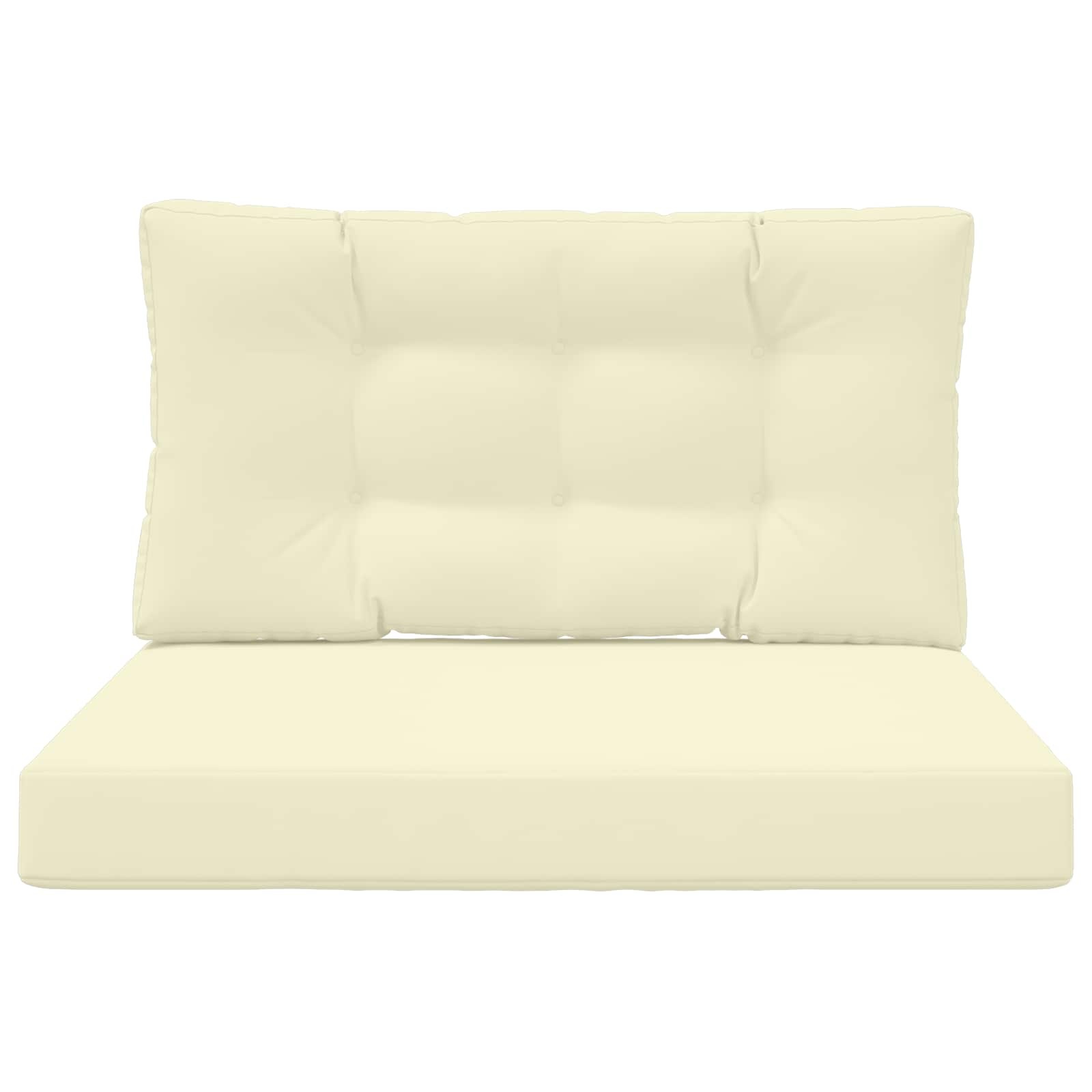 Vidaxl Gartenbankauflage Set Creme 80x80cm - 32% Rabatt