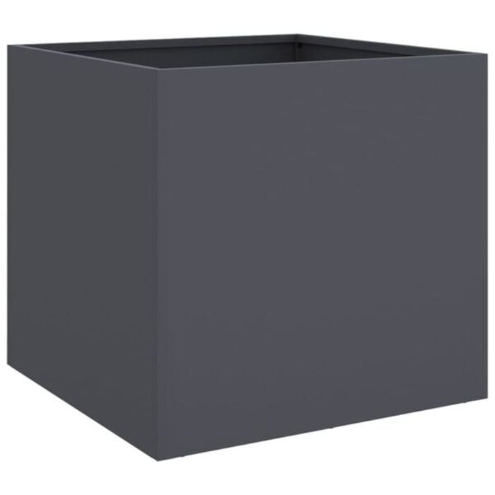 Vidaxl Pflanzkübel 2er-Set 49x47x46 cm Anthrazit - 37% Rabatt