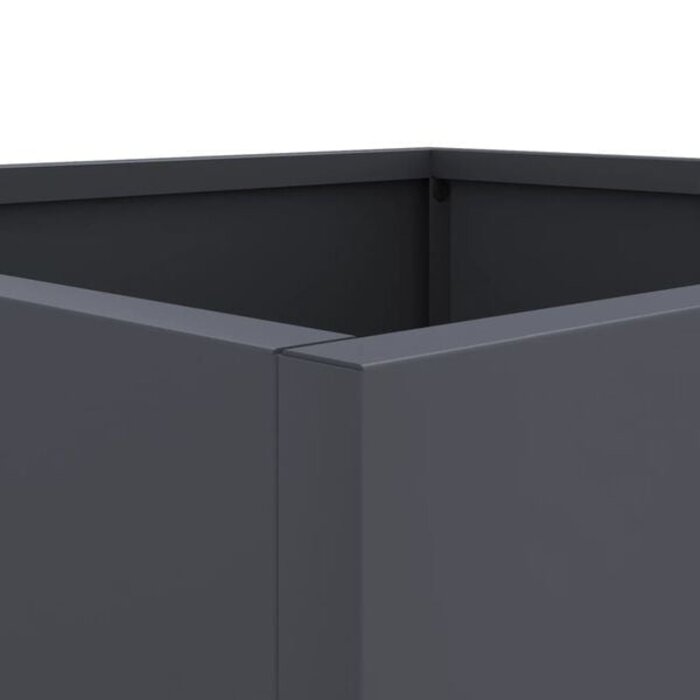 Vidaxl Pflanzkübel 2er-Set 49x47x46 cm Anthrazit - 37% Rabatt
