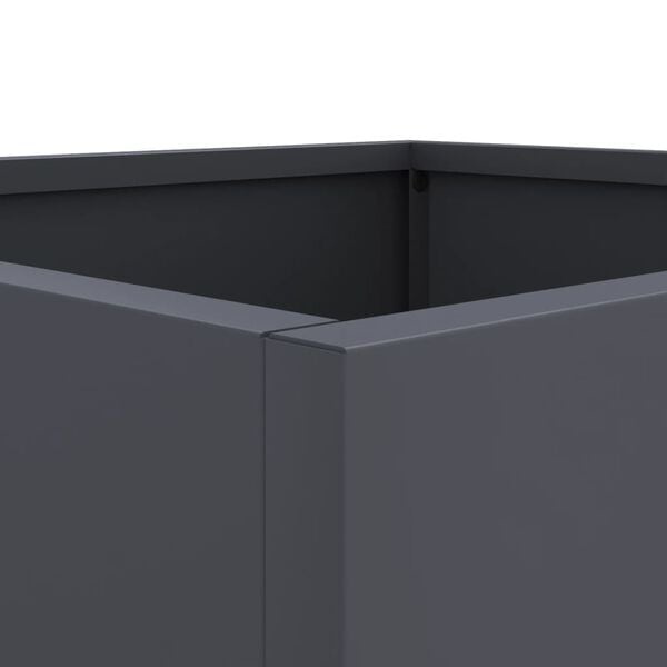 Vidaxl Pflanzkübel 2er-Set 49x47x46 cm Anthrazit - 37% Rabatt