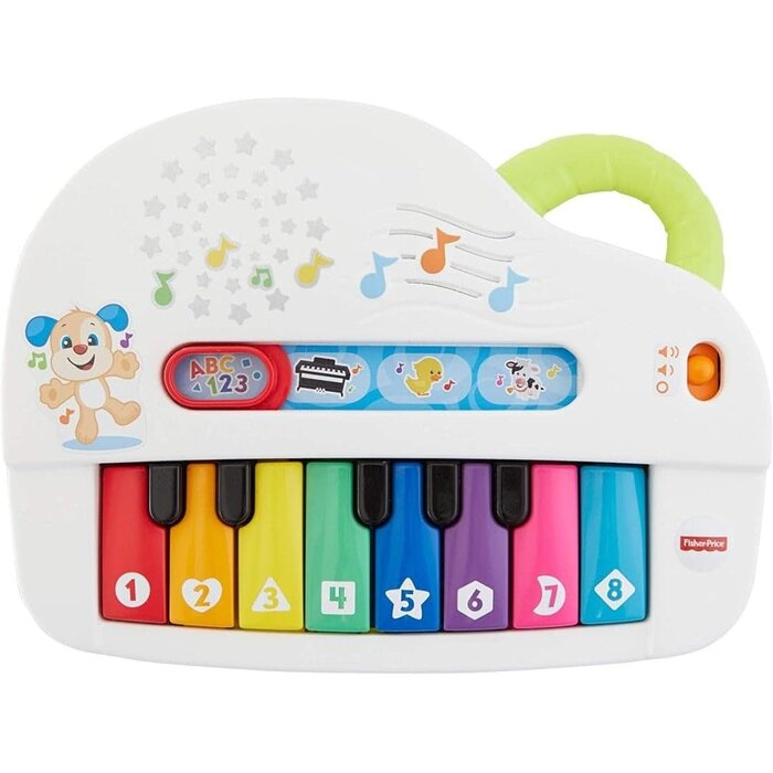 Fisher Price Interaktives Musik-Spielzeugklavier, 8 Tasten, 4 Modi - 31% Rabatt