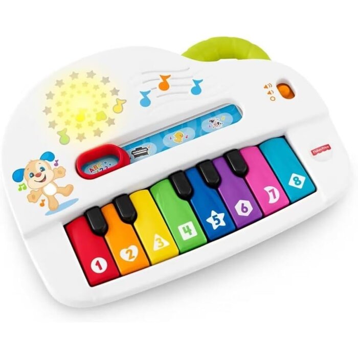 Fisher Price Interaktives Musik-Spielzeugklavier, 8 Tasten, 4 Modi - 31% Rabatt