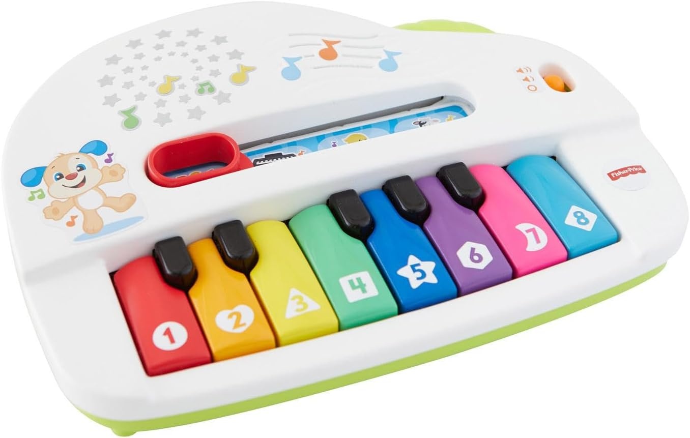 Fisher Price Interaktives Musik-Spielzeugklavier, 8 Tasten, 4 Modi - 31% Rabatt