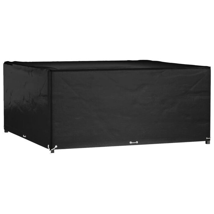 Vidaxl Gartenmöbel-Abdeckhaube 250x250x90 cm - Schwarz - 32% Rabatt