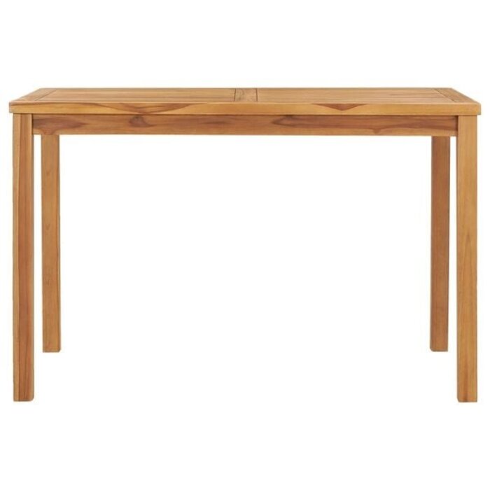 Vidaxl Gartentisch Massivholz Teak 120x70x77 cm - 38% Rabatt