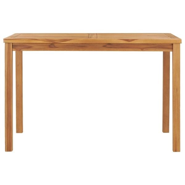 Vidaxl Gartentisch Massivholz Teak 120x70x77 cm - 38% Rabatt