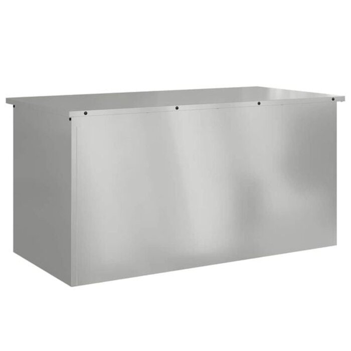 Vidaxl Garten-Aufbewahrungsbox, verzinkter Stahl, 100x50x50cm - 34% Rabatt
