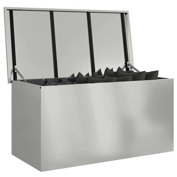 Vidaxl Garten-Aufbewahrungsbox, verzinkter Stahl, 100x50x50cm - 34% Rabatt