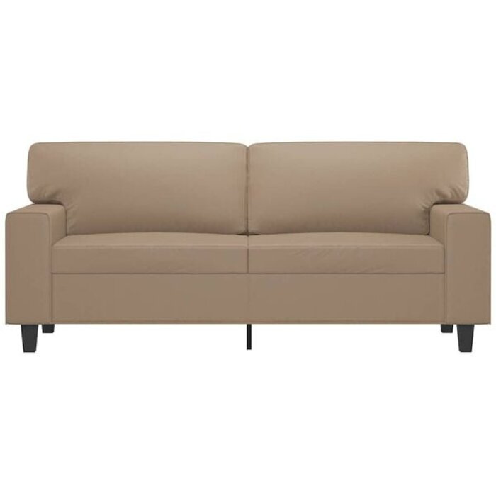 Vidaxl 2-Sitzer Sofa 140 cm Kunstleder Cappuccino - 35% Rabatt
