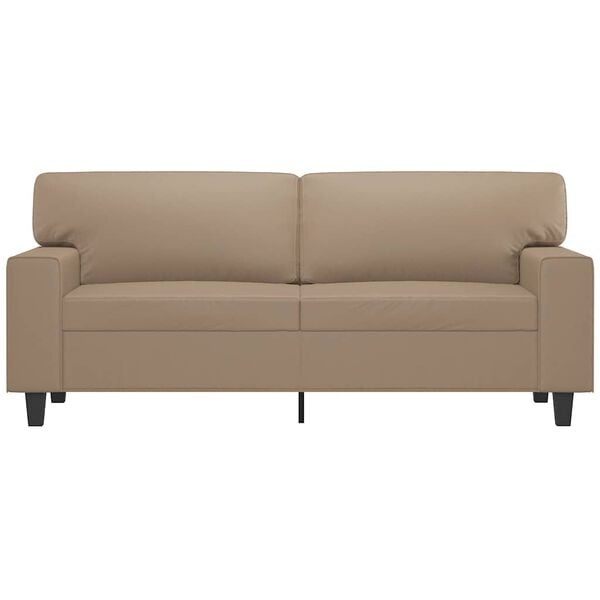 Vidaxl 2-Sitzer Sofa 140 cm Kunstleder Cappuccino - 35% Rabatt