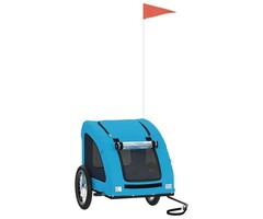Vidaxl Hunde-Fahrradanhänger, Blau - 46% Rabatt