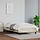 Bettgestell 90x190 cm Kunstleder Creme - 34% Rabatt