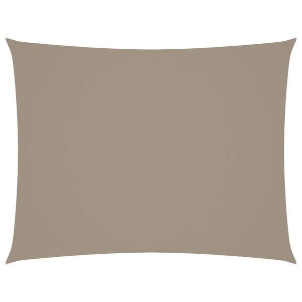 Vidaxl Großes Sonnensegel 6x8 m Rechteckig, Taupe - 34% Rabatt
