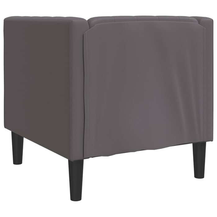 Vidaxl Eleganter Chesterfield-Sessel in Grau - 35% Rabatt