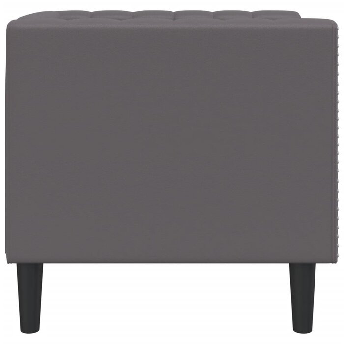 Vidaxl Eleganter Chesterfield-Sessel in Grau - 35% Rabatt