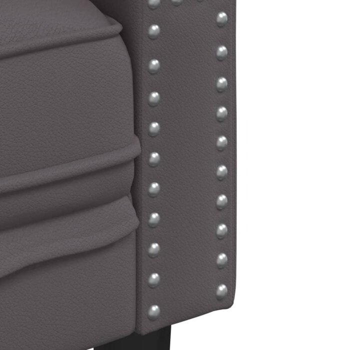 Vidaxl Eleganter Chesterfield-Sessel in Grau - 35% Rabatt