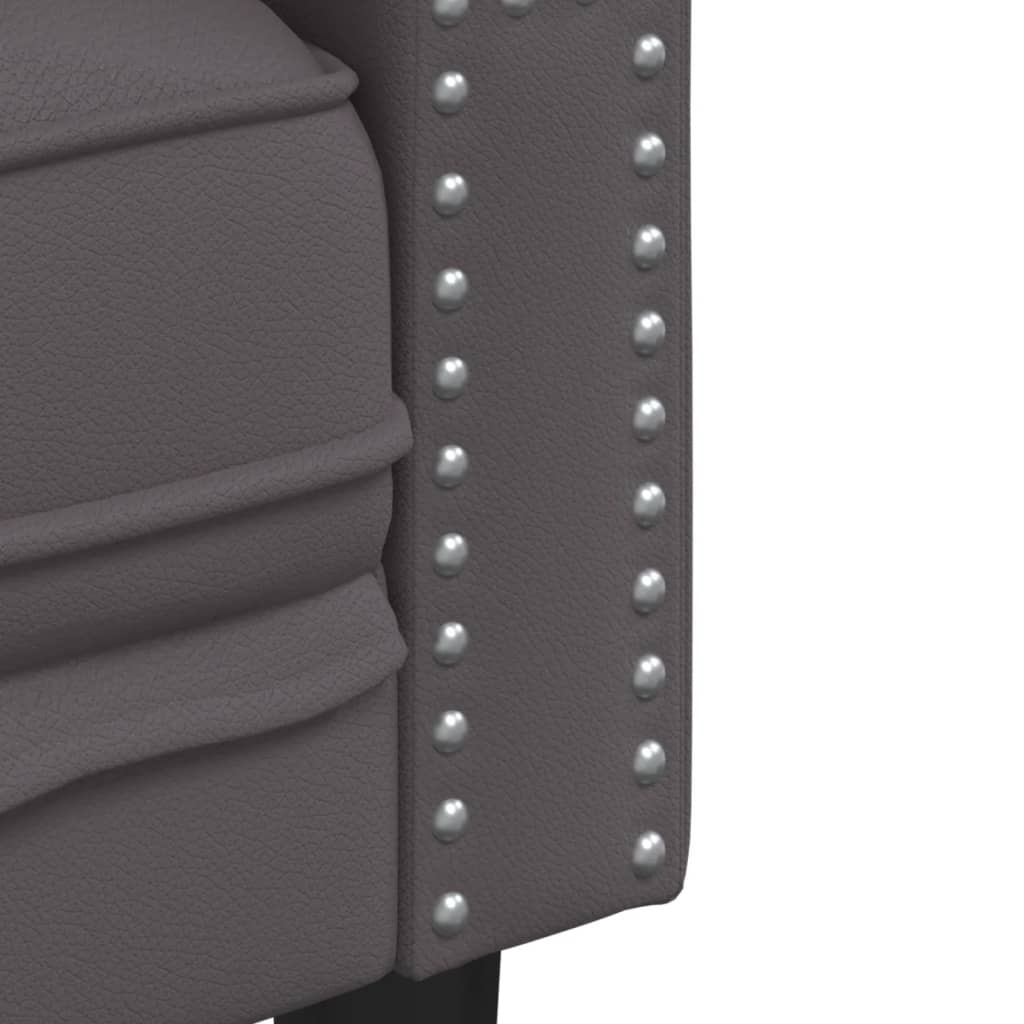 Vidaxl Eleganter Chesterfield-Sessel in Grau - 35% Rabatt