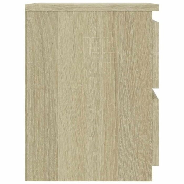 Vidaxl Nachtschrank Sonoma-Eiche 30x30x40 cm mit 2 Schubladen - 33% Rabatt