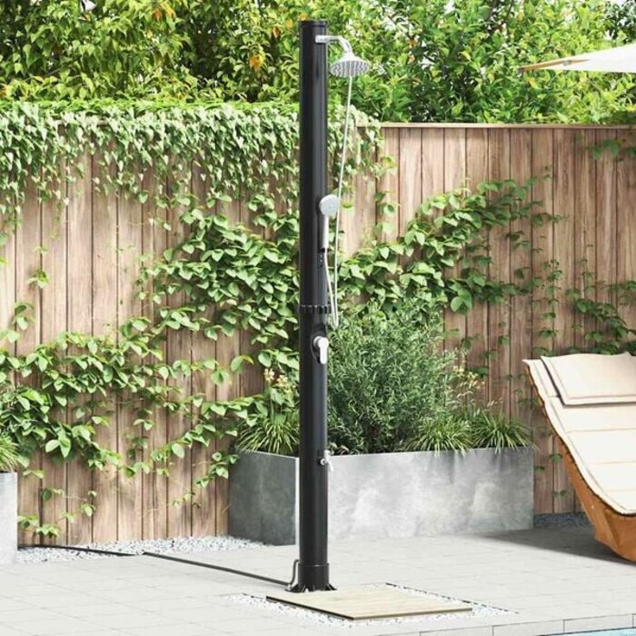 Vidaxl Solardusche Garten 20L Schwarz - 35% Rabatt - Ausgepackt & Neuwertig