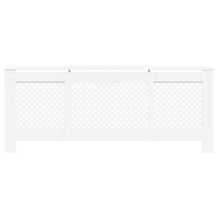 Vidaxl Heizkörperverkleidung 205 cm, MDF, Weiß, verstellbar - 35% Rabatt