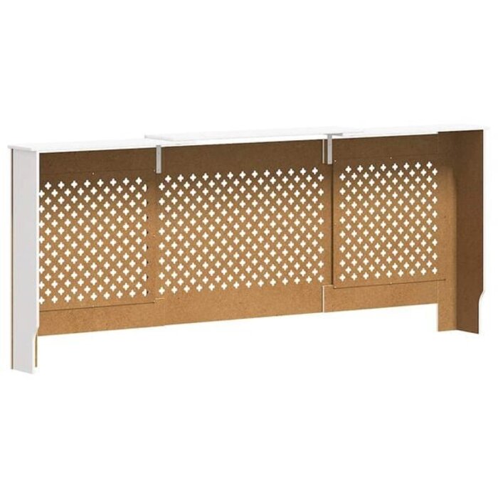 Vidaxl Heizkörperverkleidung 205 cm, MDF, Weiß, verstellbar - 35% Rabatt
