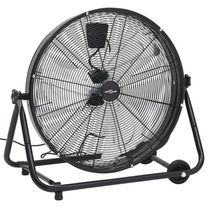 Vidaxl Trommelventilator 60 cm Industrielüfter - 35% Rabatt - Schwarz